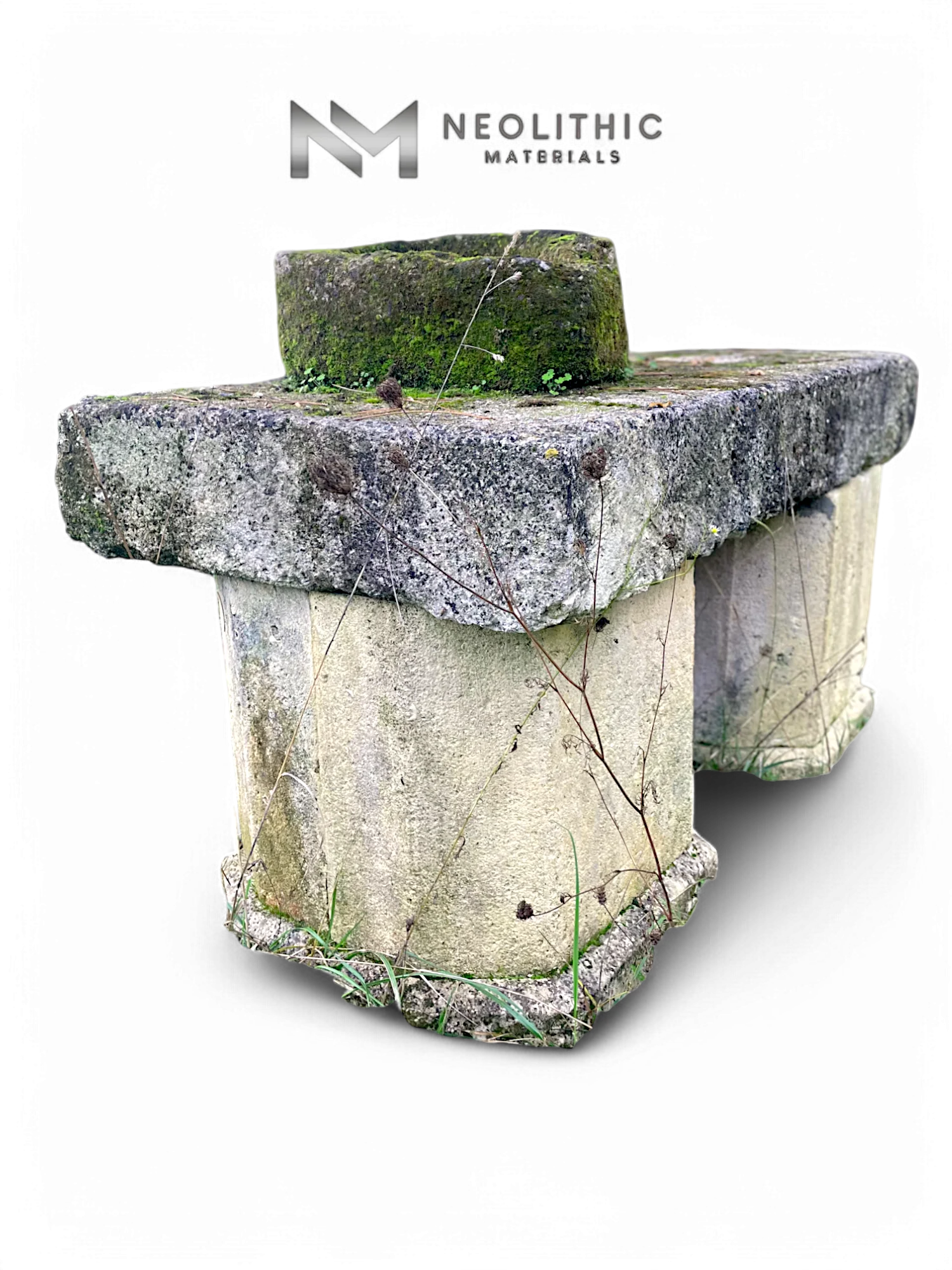 Antique Limestone Table Slab - Image 3